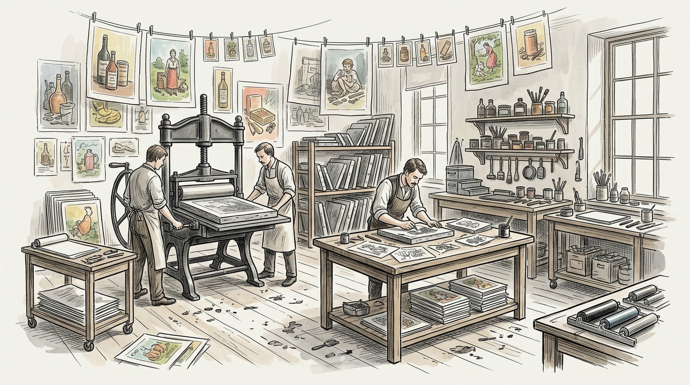 How Color Lithography Changed Advertising