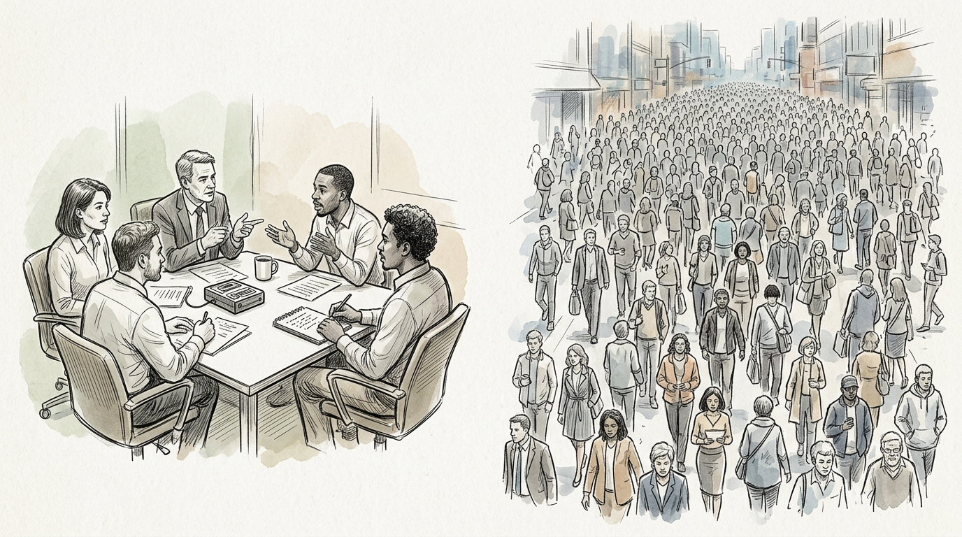 Why Focus Groups Cannot Tell You What Everyone Thinks