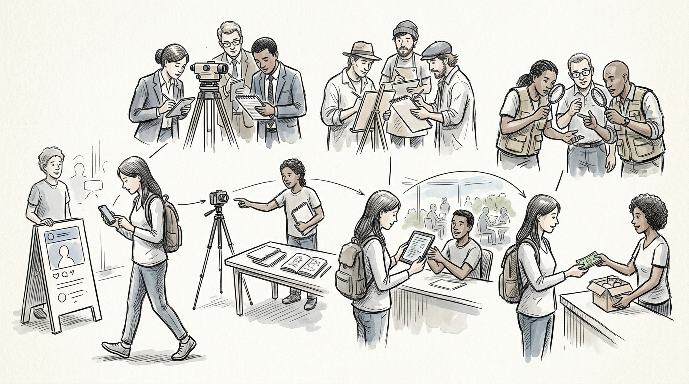 Customer journey and social exposure attribution