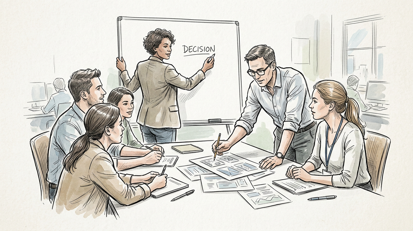 How to Run a Meeting That Produces a Decision